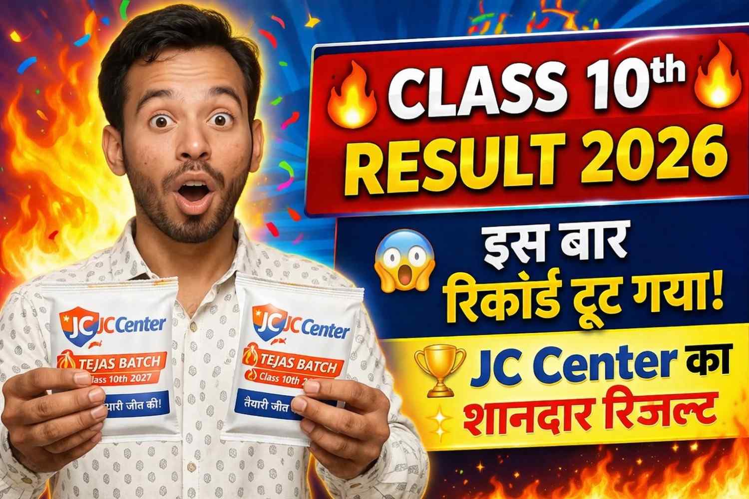 JC Center Class 10th Result 2026 Students